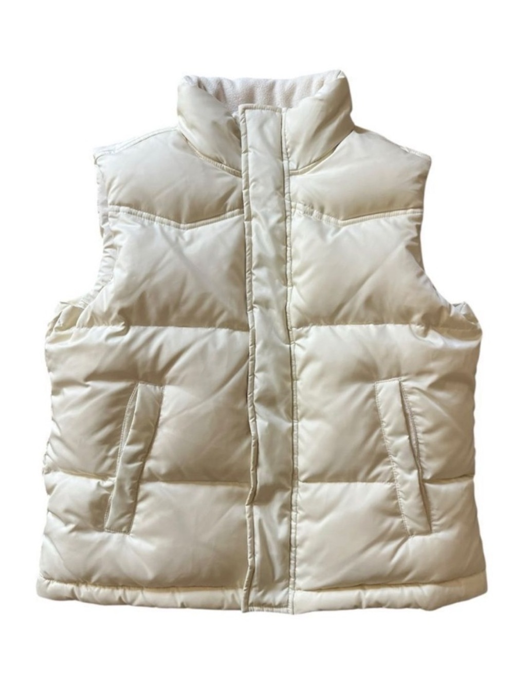Ralph Lauren Cream Puffer Vest